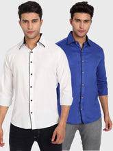 Mens Casual Full Sleeve XMan Shirt (Pack 2)